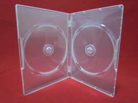 14MM 特透2 碟DVD 盒（左单碟，右单碟）