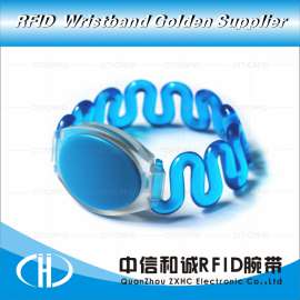 RFID塑胶腕带 智能腕带 洗浴防水电子标签 手牌