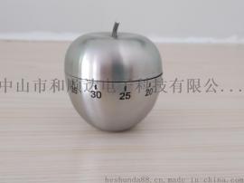 60分钟金属苹果定时器苹果计时器家居好礼品可印LOGO的厨房定时器
