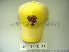 新款时尚男孩女孩儿童帽子卡通动物滑板印花黄色网帽棒球帽鸭舌帽高尔夫球帽